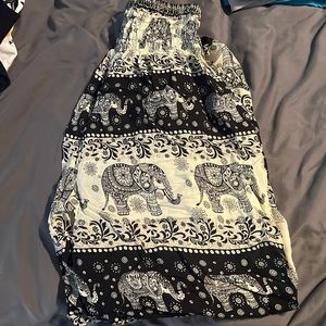 Elastic waist Thai elephant pants